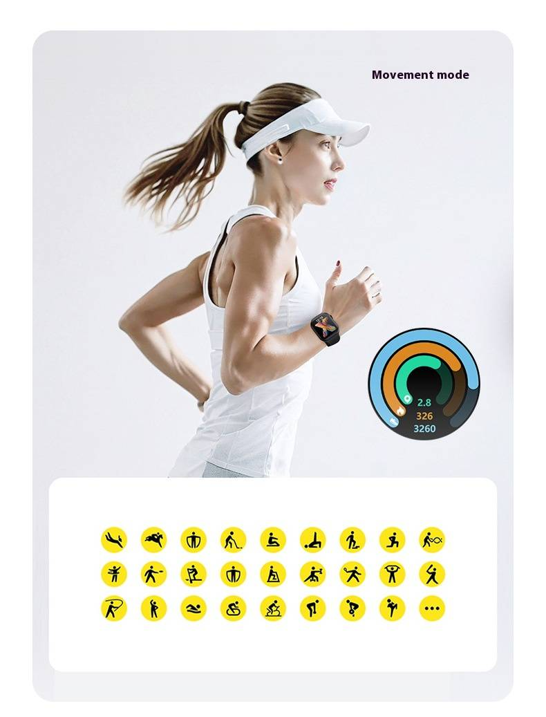 USAMS Smart Watch With Heart Rate Blood Pressure Monitor, Bluetooth Calling, Fitness Tracker, Step Counter, Sleep Monitor For Men Women_voghion.com