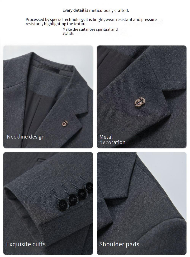 Premium Two-Piece Suit Set – Business & Wedding-Ready Slim-Fit Blazer & Trousers (M-7XL, Single-Breasted Notch Lapel, Stretch Comfort)_voghion.com