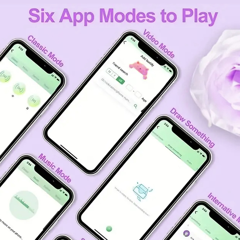 APP Vibratori Bluetooth per Donne Mutandine Telecomando Dildo Stimolatore Clitorideo Adulti Giocattoli Sessuali Femminili_voghion.com