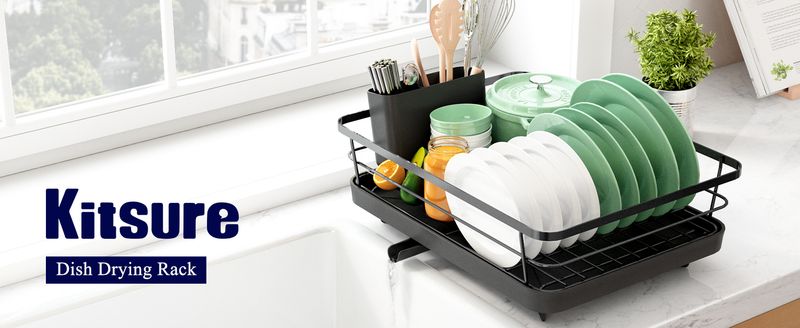 RYYD SpaceSaver Rack - 30x38cm|Cutlery Drying|Black EU Size_voghion.com