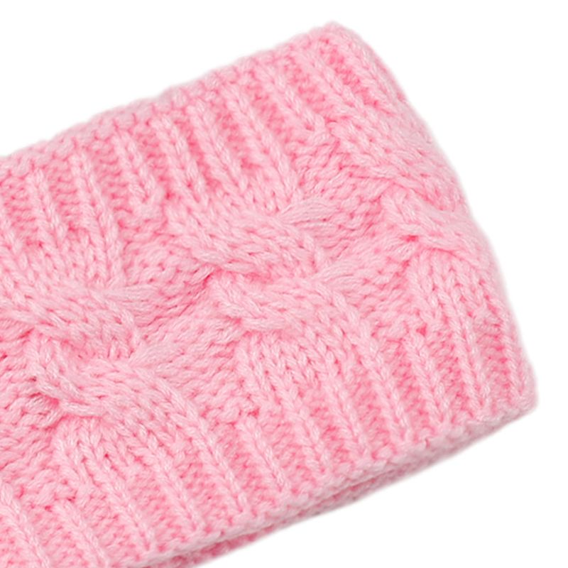 Bandeau en peluche tricoté en laine frite torsadée, couvre-chef élargi pour hommes et femmes, automne et hiver, chaud, sport, oreille_voghion.com