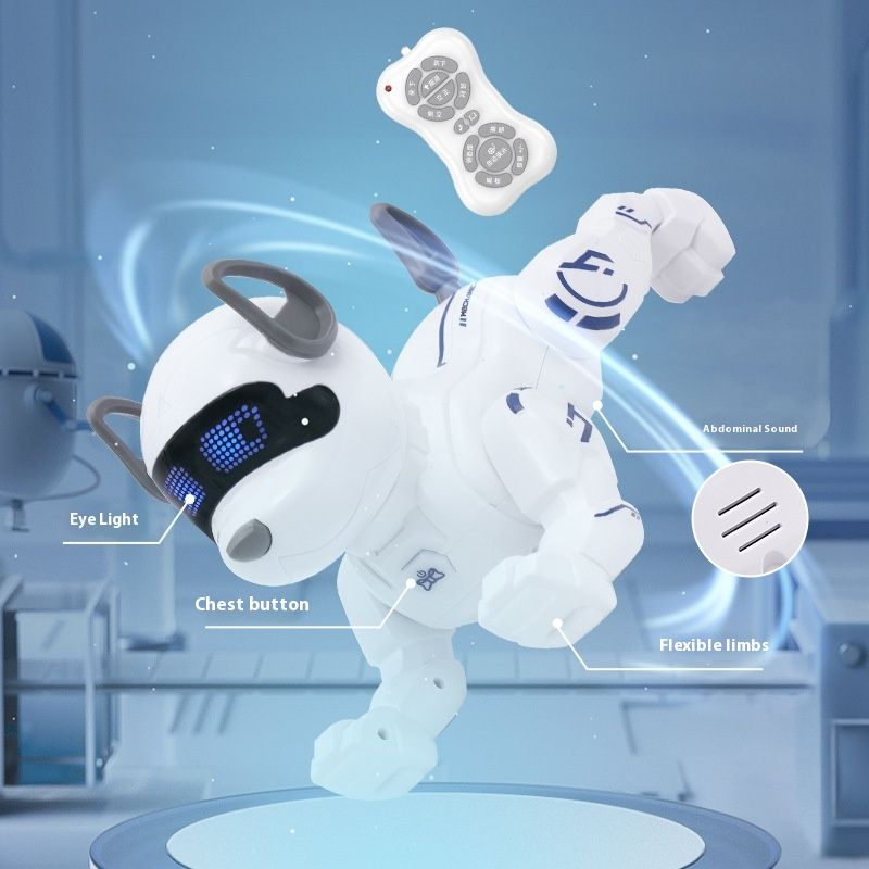Intelligent Remote Control Programming Special Effects Biomimetic Interactive Electric Pet Companion Robot Electronic_voghion.com
