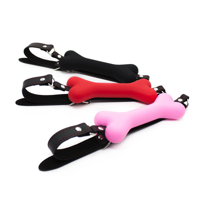Bocca Cagnolino Osso Palla Bavaglio Silicone Fetish Schiavo Bavaglio Palla Fissazione Orale Bocca Imbottita Giocattoli Sessuali Per Co_voghion.com