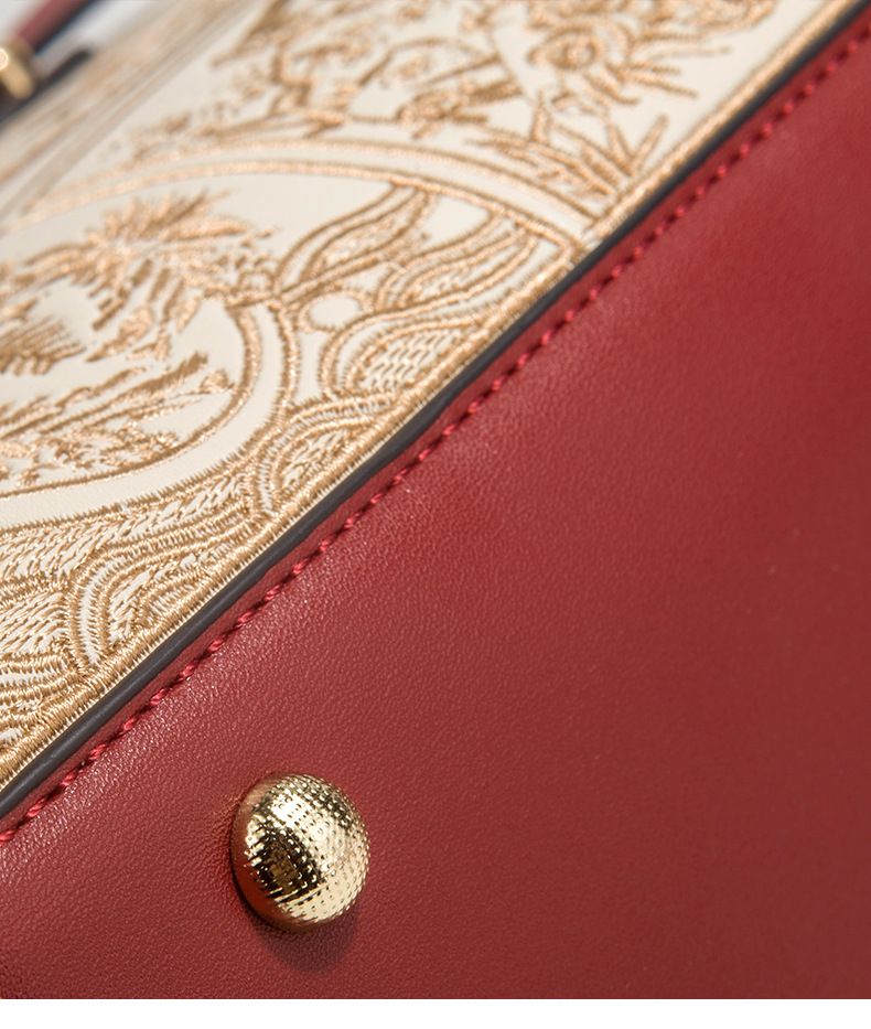 Bestickte Umhängetasche für Damen im Stil der Mutter, elegantes Geschenk für Großmutter, hochwertige Handtasche_voghion.com