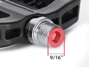 Pédales de vélo ROCKBROS, pédales de vélo VTT à plateforme en nylon avec antidérapant, paire de 9/16"_voghion.com