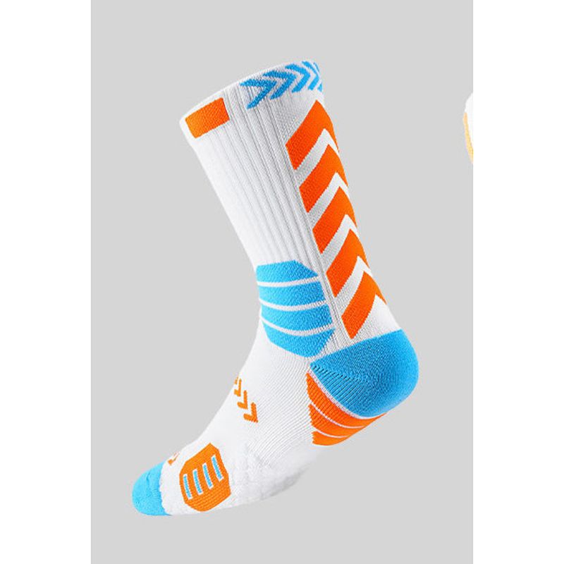 Calzini da basket traspiranti antiscivolo spessi da uomo con fondo in asciugamano_voghion.com