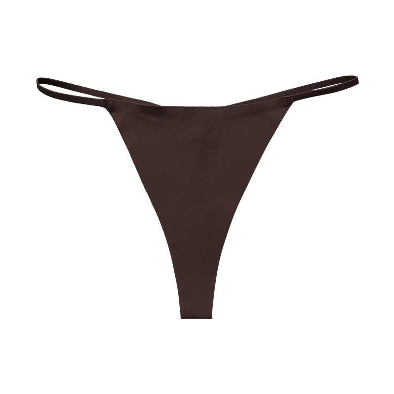Ropa interior de mujer Sexy Traceless Tanga Bragas Cinturón fino Anillo Hebilla Calzoncillos_voghion.com