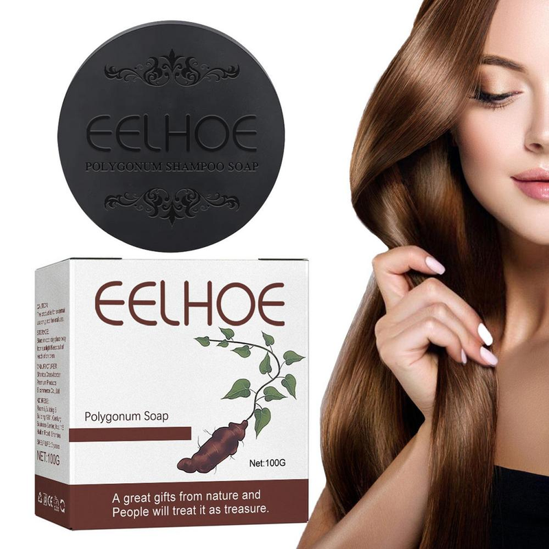 Capelli 100g Crescita A Base di Erbe Anti Perdita di Capelli Idratante Volumizzante Shampoo Sapone Organico Polygonum Sapone Scurente per Capelli B_voghion.com