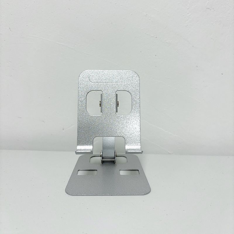 Universal Aluminum Alloy Foldable Desk Mount Stand For IPhone 15 14 Mobile Phone Tablet Desktop Metal Holder_voghion.com