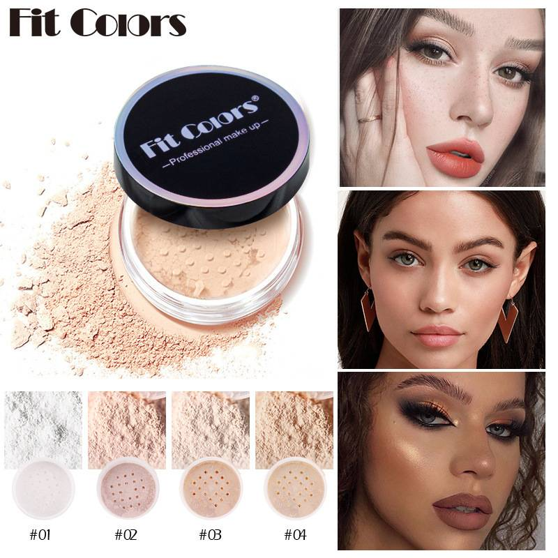 Poudre fixatrice de maquillage, correcteur, poudre libre tonifiante, brume Fine, pas facile à enlever_voghion.com
