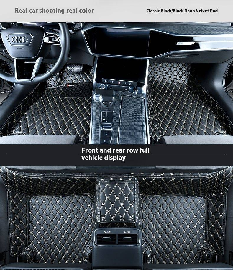 Tapis de sol de voiture Audi A3 A4 A4l A6l Q3 Q4 etron Q5L, moquettes de voiture_voghion.com