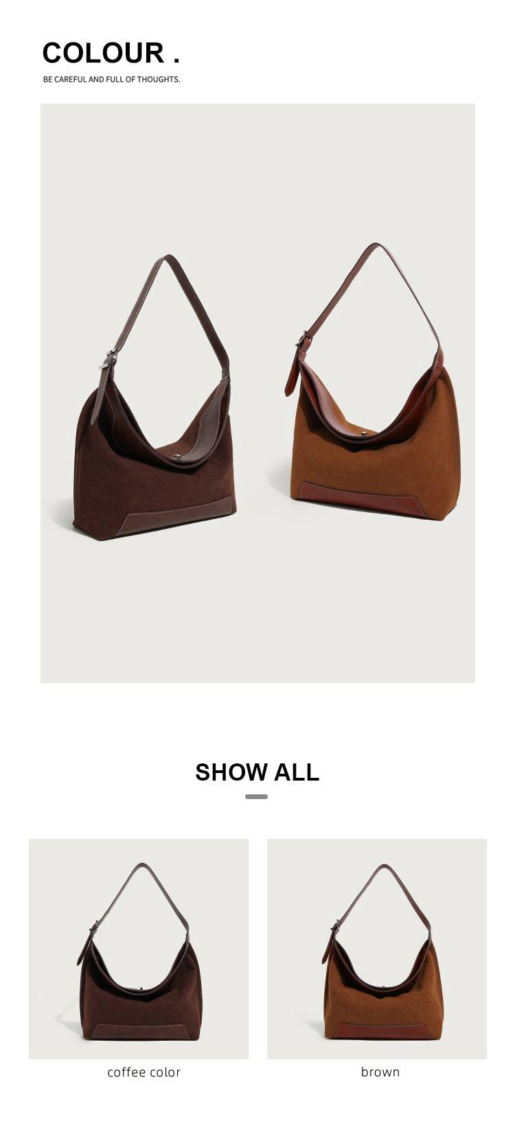 Geantă de umăr la modă din piele de culoare pură, cu același temperament, cu o sută de stele, geantă subraț, cu capacitate mare, tip crossbody_voghion.com