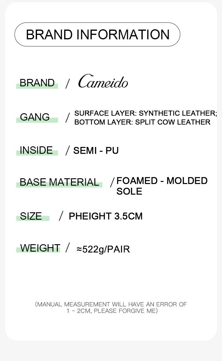 cameido Women's Platform - Soled Casual Shoes. These Are Retro - Style Breathable Casual Shoes With Hollow - Out Designs._voghion.com