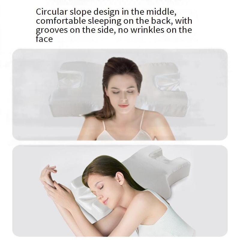 Cuscino cervicale per collo e spalle, cuscino in memory foam sagomato, cuscino ergonomico di supporto per il collo per chi dorme di lato sulla schiena e sullo stomaco con federa_voghion.com