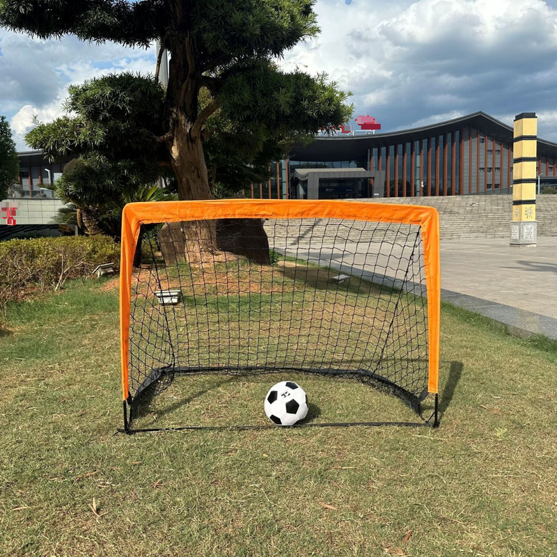 Tragbares Fußballtor aus Oxford-Stoff für Kinder – faltbares und abnehmbares Mini-Fußballnetz mit Tragetasche_voghion.com
