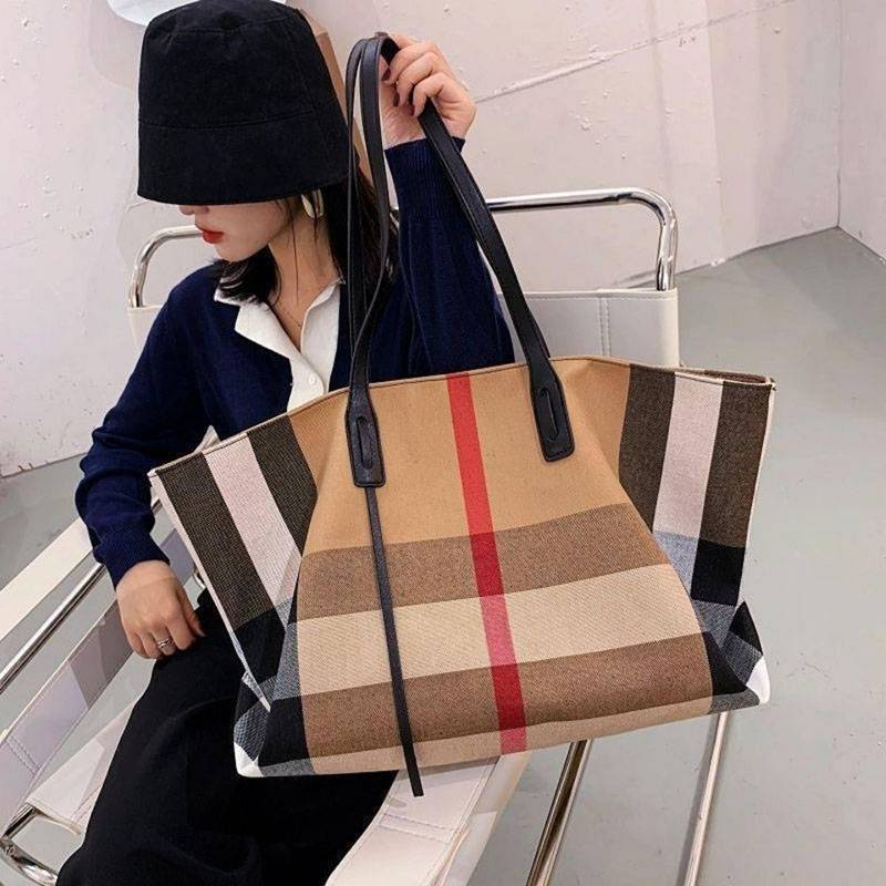 Designer-Taschen Tragetasche Handtaschen Mode-Schultertaschen Leder Artwork Lattice Modetaschen Große Einkaufstaschen Freizeithandtaschen_voghion.com