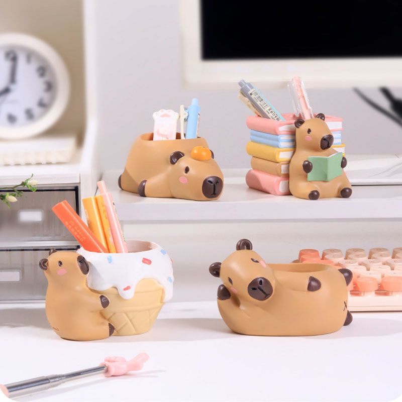 Vetplantenhars bloempot, decoratief ornament in cartoonstijl voor op het bureau, decoratie voor buitentuinen_voghion.com