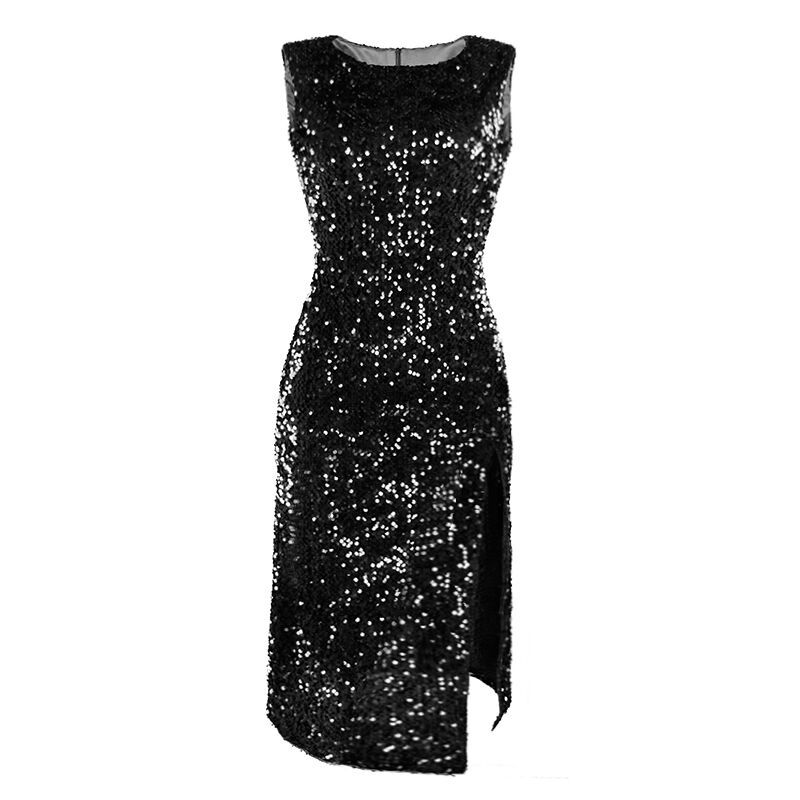 Îmbrăcăminte pentru femei populare club de noapte rochie sexy pentru femei rochie rochie neregulată cu paiete_voghion.com