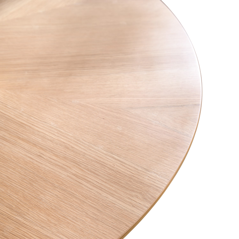 Modern Minimalist Dining Table, Natural, 47.6"x47.6"x30.7",Round_voghion.com