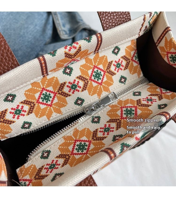 Damen Tote Schultertasche Bohemian Aztec Handtasche_voghion.com
