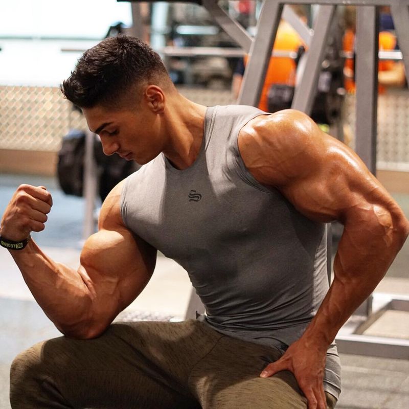 Men's Clothing Summer Fitness Vest Men's Ins Quick Drying Sports Running Basketball Brothers Tight Training Sleeveless T Shirt Waistcoat_voghion.com