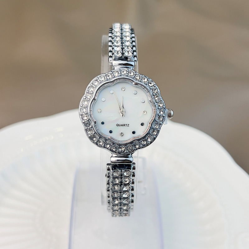 Nei Beimu Face Quartz Gold Set mat Diamanten Full Sky Star Light Luxus Damen Auer fir kleng Leit, Batch_voghion.com