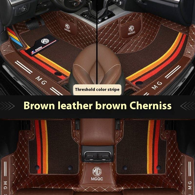 Alfombrillas para coche MG, moqueta para coche, piel sintética de alta calidad, antideslizantes y resistentes al desgaste, ignífugas, reducción de ruido_voghion.com