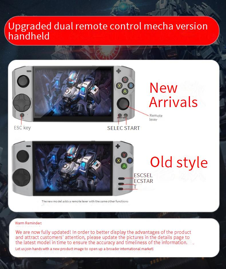 Mech-Spielkonsole für Kinder – 8 GB Dual-Player-Handheld im PSP-Stil mit über 500 klassischen FC-/Arcade-Spielen_voghion.com