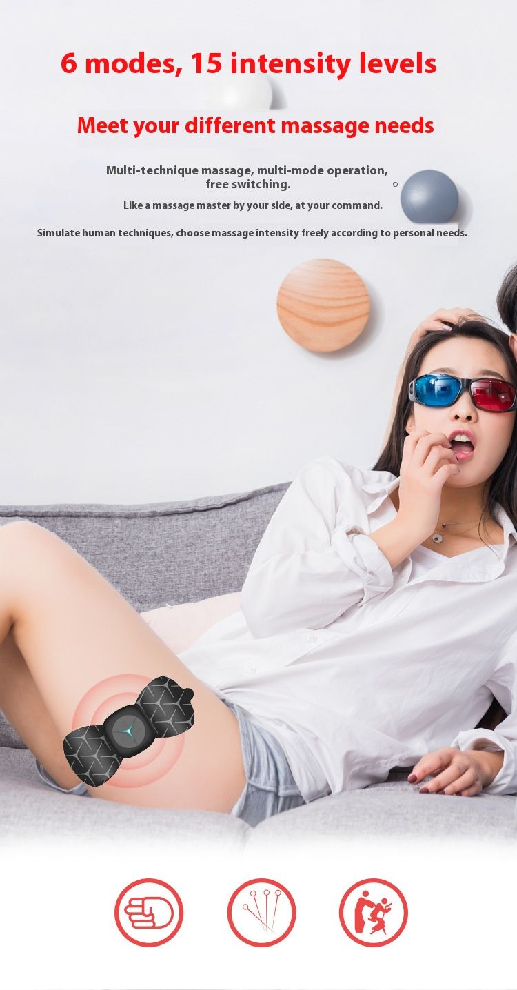 Mini cervicale massagepleister Ems microstroom schouder- en nekmassager Acupunctuur pols schouder- en nekmassager_voghion.com