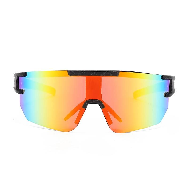 Unisex Polarized Sports Sunglasses – Windproof & UV400 Protection For Skiing, Cycling & Running – Lightweight Frame & Interchangeable Lenses_voghion.com