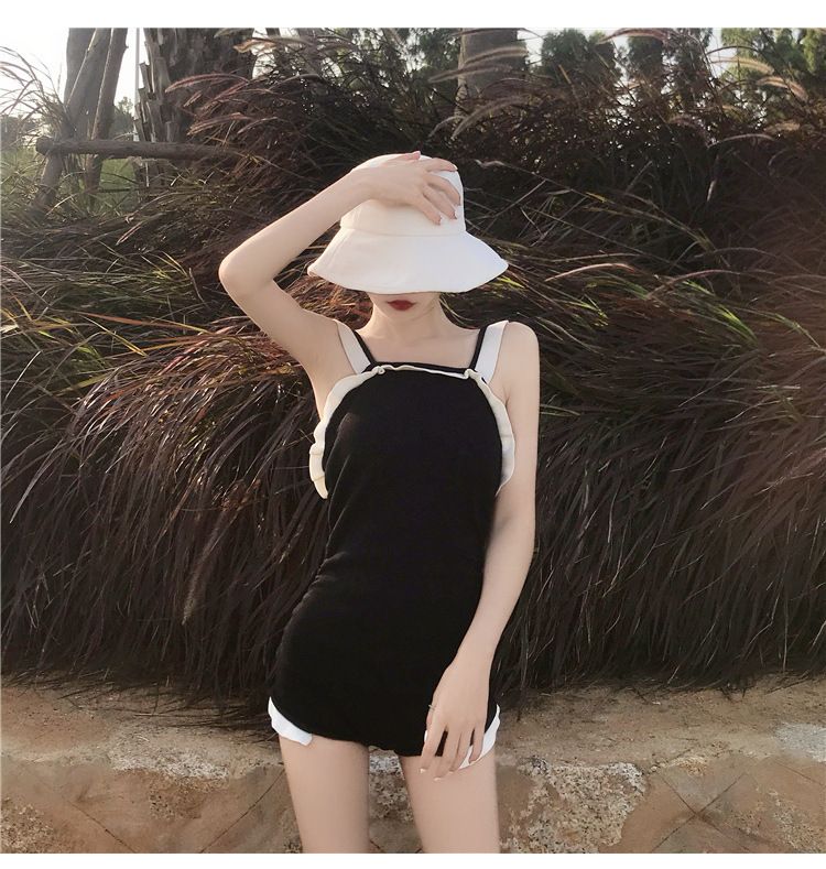 Koreanische Internet Celebrity INS Badeanzug Weibliche Sexy Backless Bikini Kleine Brust Versammelt Bauch_voghion.com