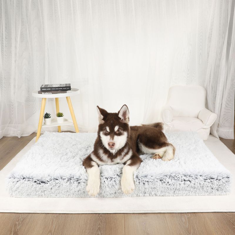 Dog Mat Fluffy Bed Cushion Accessory Supplies Pets Dogs Accessories Basket Baskets Big Small Pet Products Large Beds Sofa Cats_voghion.com