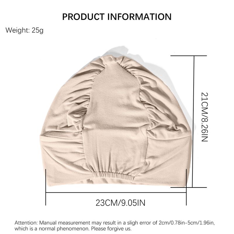 Hochwertige Kopftuchmütze aus merzerisierter Baumwolle – Muslimische Pullover-Basecap (hohe Elastizität, kein Pilling, atmungsaktiv und bequem für den täglichen Gebrauch)_voghion.com