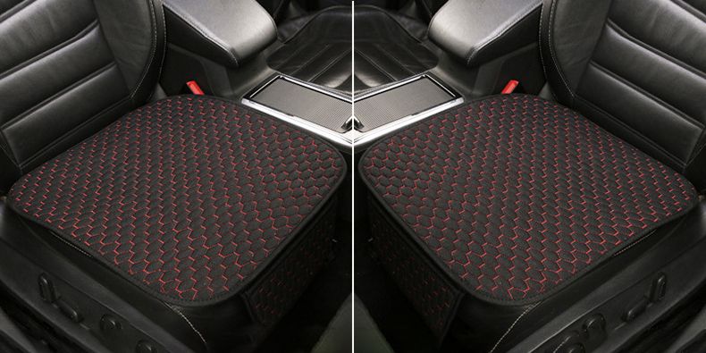 Copriauto universale in lino, coprisedile in lino, protezione per cuscino del sedile, accessori per auto, stile interno_voghion.com