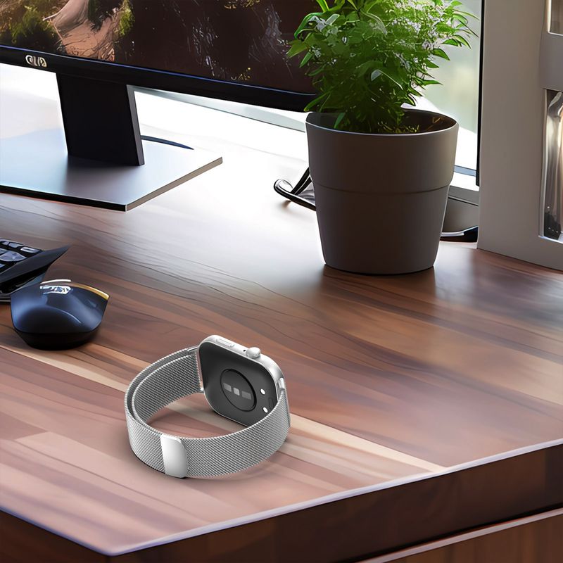Metallrihm HUAWEI watch fit 3 nutikellale, magnetiline sportkäevõru, vahetusrihm HUAWEI watch fit 3 käevõrule_voghion.com