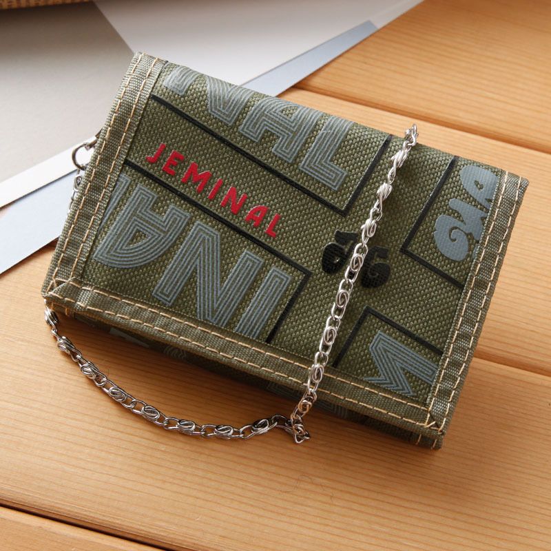 Men Short Thin High School Student Casual Horizontal Trendy Personality Soft Leather 70% Off Wallet Youth_voghion.com