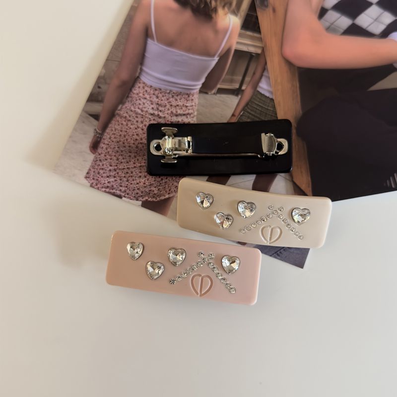 Fermaglio per capelli con strass alla moda francese di alta qualità, fermaglio per capelli a molla, accessori per capelli con design di minoranza coreana_voghion.com