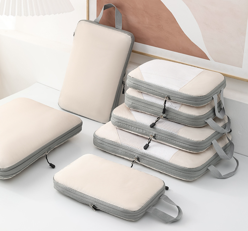 Aufbewahrungstaschen, wasserdichte Reise-Aufbewahrungstasche, Kompressions-Reisetasche, Koffer, dreiteiliges Set, Aufbewahrungstaschen-Set zur Klassifizierung von Kleidung_voghion.com