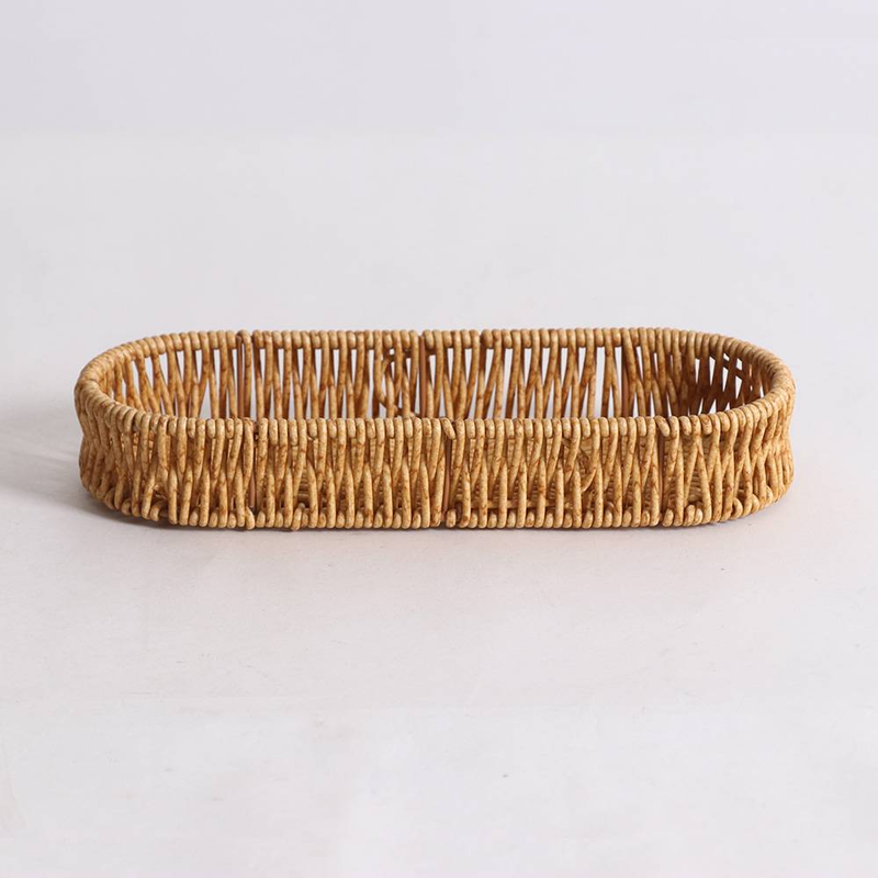 Cestino portaoggetti piccolo in rattan intrecciato, cestino portaoggetti per condimenti da cucina, cestino portaoggetti per stoviglie._voghion.com