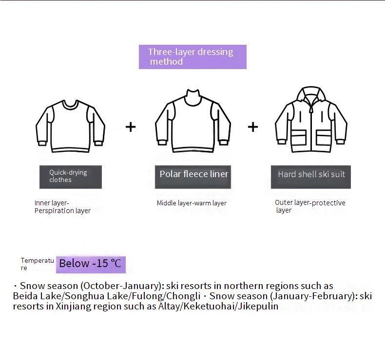 Unisex-Skianzug-Set – Wasserdichte und winddichte Schneejacke und -hose für Damen und Herren_voghion.com