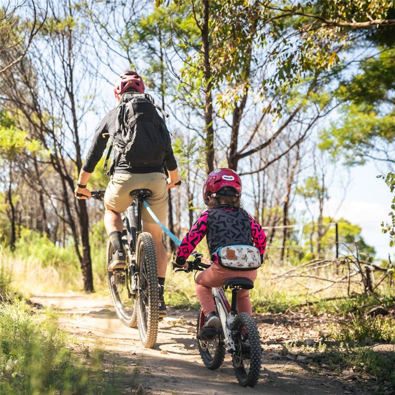 Corda di traino per bici MTB, per bambini, per bicicletta elettrica, con guinzaglio elastico, in nylon, per trazione, attrezzatura di sicurezza per genitori e figli, strumento per esterni_voghion.com