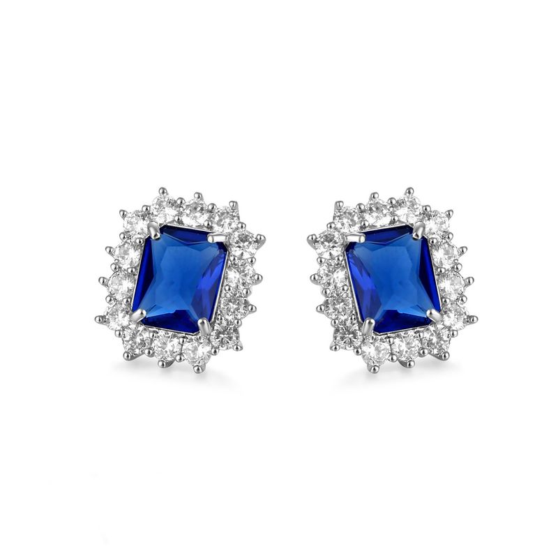 Joseph Schmuck Heißer Intarsien Zirkon Platz Antike Ohrringe Bunte Zirkon Ohrringe_voghion.com