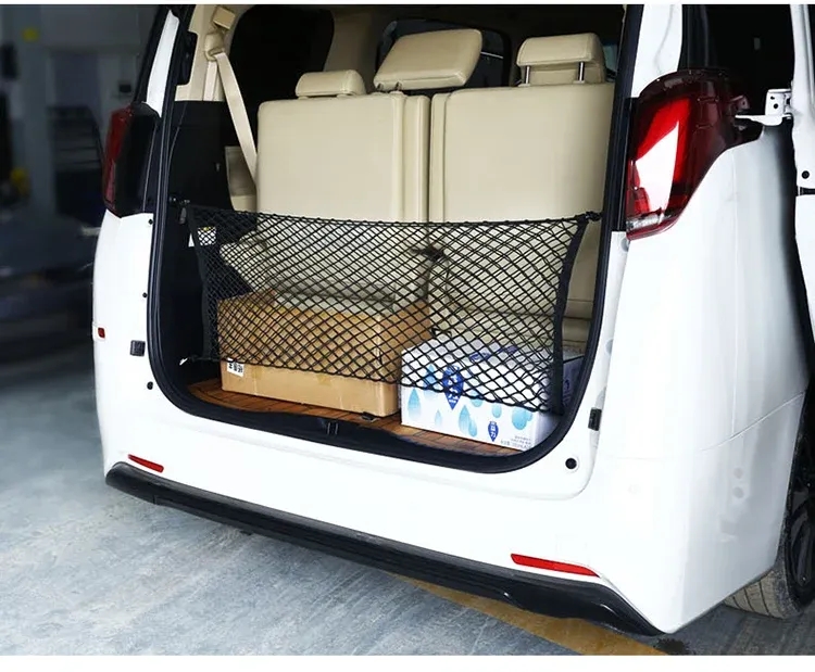 Filet de rangement pour coffre de voiture, imperméable, pour Toyota Alphard/Vellfire/Crown 2015-2024_voghion.com