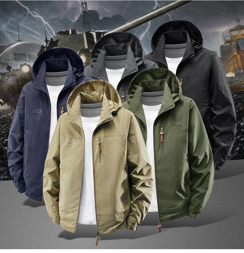 Giacca softshell unisex impermeabile e antivento per escursionismo, ciclismo, sci e attività all'aperto (nero/grigio/verde/kaki/blu)_voghion.com