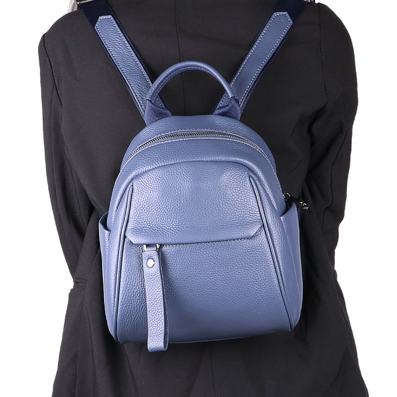 Camada de cabeça feminina feita de couro legítimo, bolsa de grande capacidade com estampa de lichia, mochilas femininas 7_voghion.com