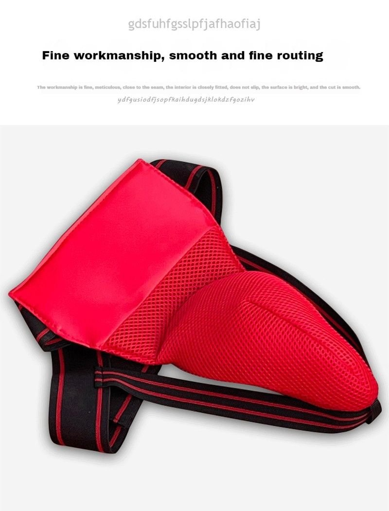 Material de primeira classe TPU forte proteção virilha tecido de malha respirável boxe combate artes marciais combate proteção virilha Sanda proteção virilha_voghion.com