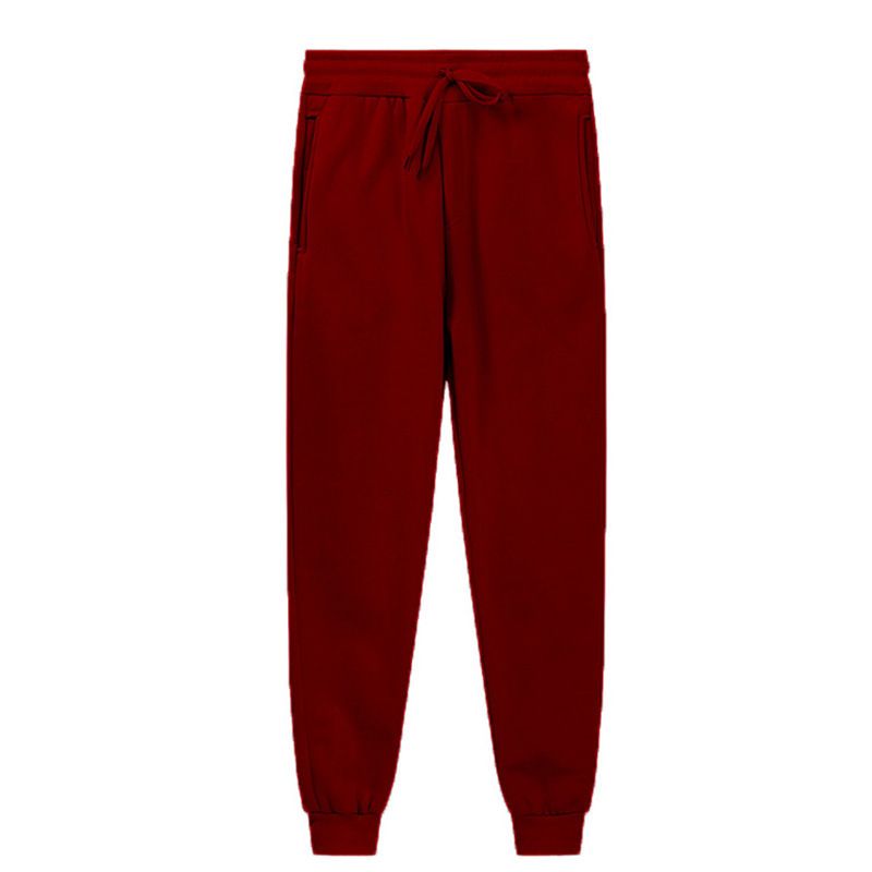 Men's Fleece-Lined Jogger Pants – Slim Fit Thermal Running Trousers, Stretch Comfort For Winter & Fall (15 Colors)_voghion.com