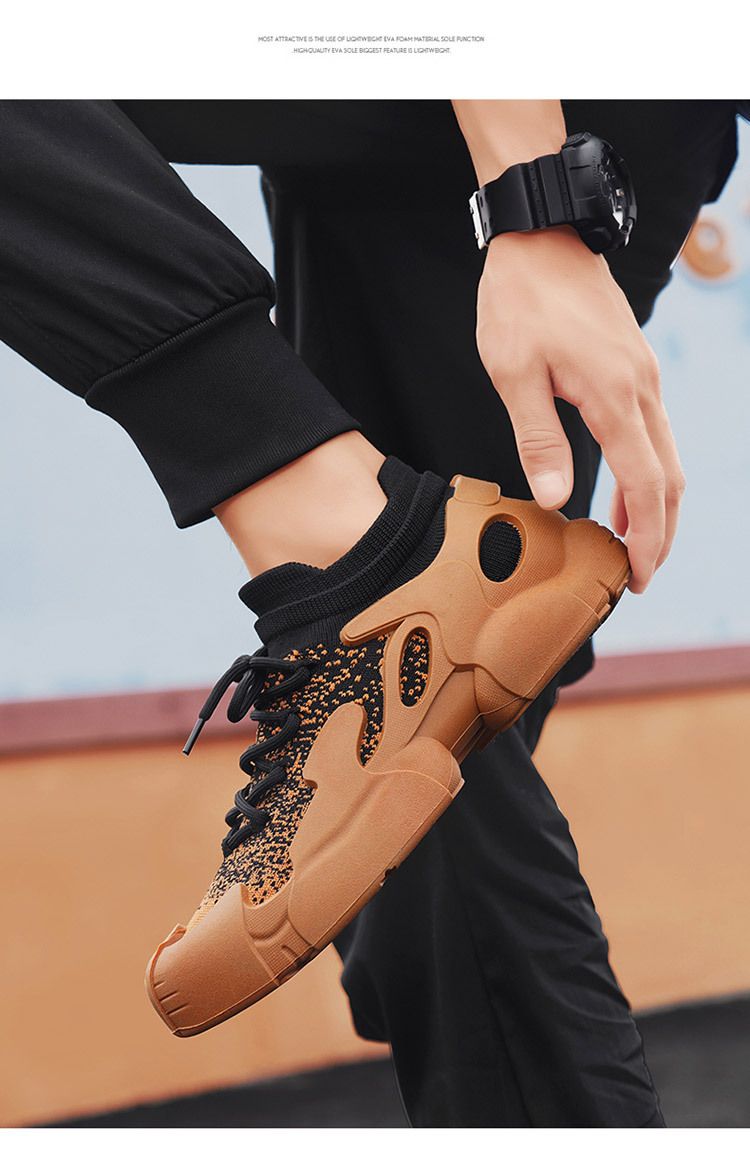 Calcetines de pulpo tejidos voladores para hombre, suela gruesa, versátiles, transpirables, informales, antideslizantes, deportivos de gran venta._voghion.com