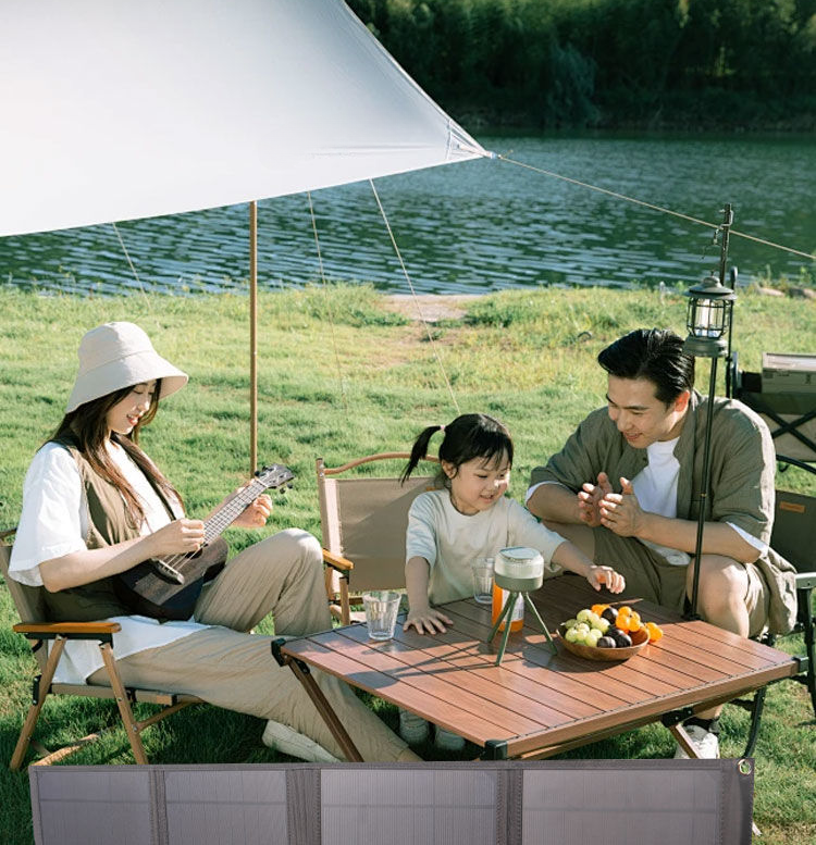 Monokristallines Silizium-Solarpanel, faltbar, tragbar, für den Außenbereich, Camping-Telefon-Ladegerät, schnelles Aufladen_voghion.com