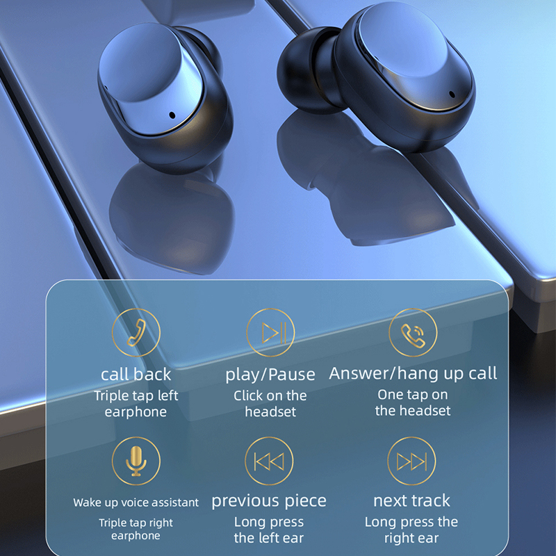 Ακουστικά Bluetooth Y60 Fone 5.1 TWS Ασύρματα ακουστικά με οθόνη LED Στερεοφωνικά ακουστικά με έλεγχο αφής και μείωση θορύβου_voghion.com